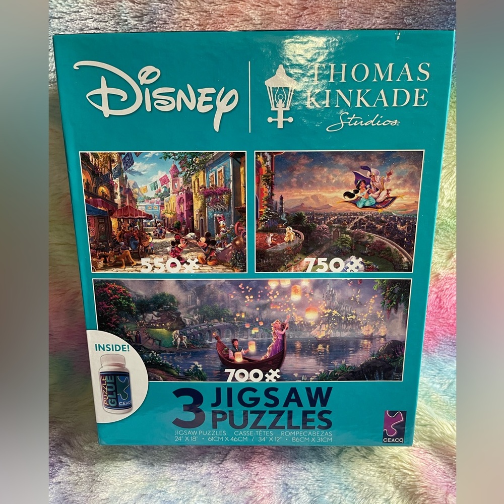 Thomas Kinkade Multi Disney Puzzle Set